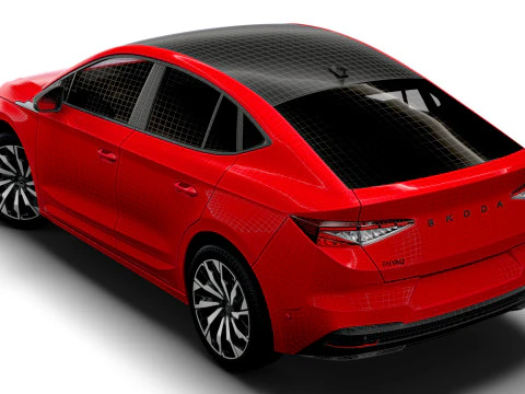 Skoda Enyaq Coupe Sportline 2026 3D Model