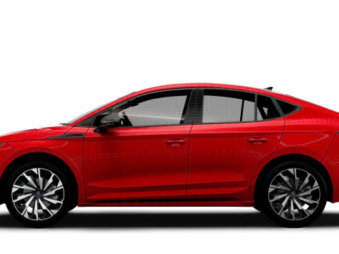 Skoda Enyaq Coupe Sportline 2026 3D Model