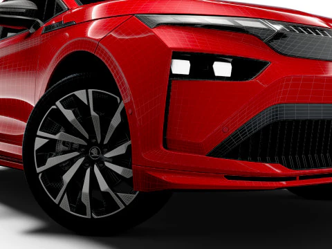 Skoda Enyaq Coupe Sportline 2026 3D Model
