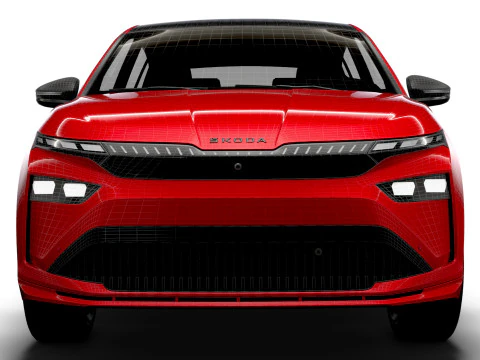 Skoda Enyaq Coupe Sportline 2026 3D Model