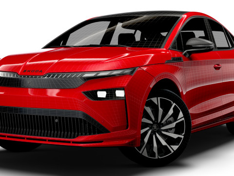 Skoda Enyaq Coupe Sportline 2026 3Dモデル