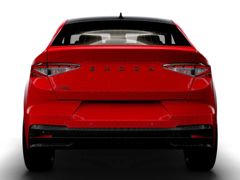 Skoda Enyaq Coupe Sportline 2026 3D Model
