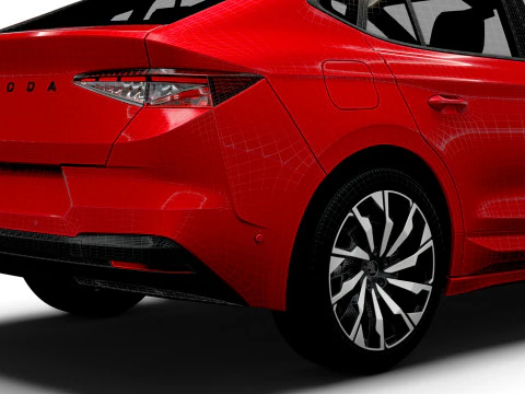 Skoda Enyaq Coupe Sportline 2026 3D Model