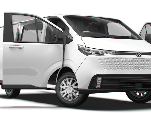 Maxus eDeliver 7 L1H1 HQ Interior 2026 3D 模型