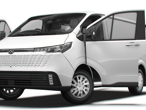 Maxus eDeliver 7 L1H1 HQ Interior 2026 Modèle 3D