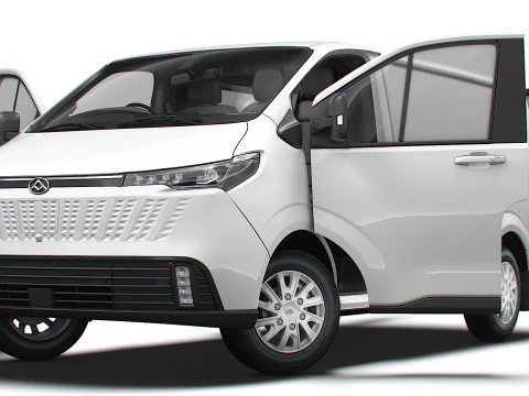 Maxus eDeliver 7 L1H1 HQ Interior 2026 3D Model