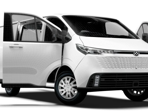 Maxus eDeliver 7 L1H1 HQ Interior 2026 3D Model