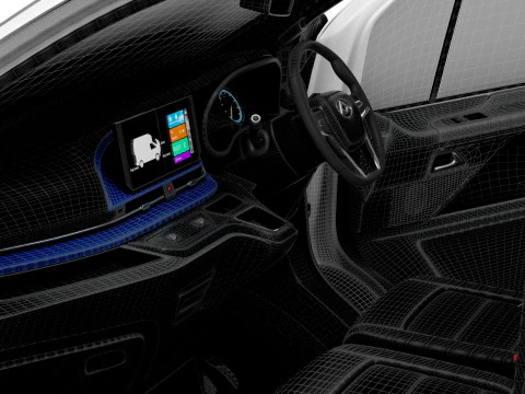 Maxus eDeliver 7 L1H1 HQ Interior 2026 3D Model