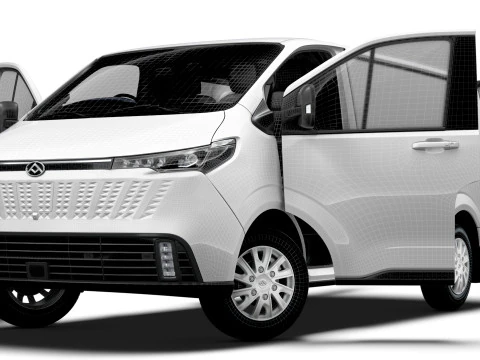 Maxus eDeliver 7 L1H1 HQ Interior 2026 3D Model
