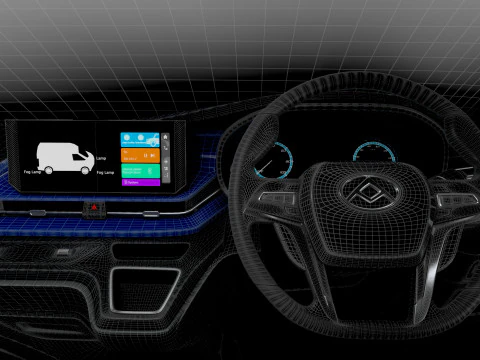 Maxus eDeliver 7 L1H1 HQ Interior 2026 3D Model
