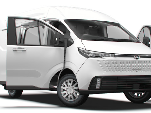Maxus eDeliver 7 L1H2 HQ Interior 2026 3D 模型