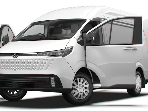 Maxus eDeliver 7 L1H2 HQ Interior 2026 3D Model
