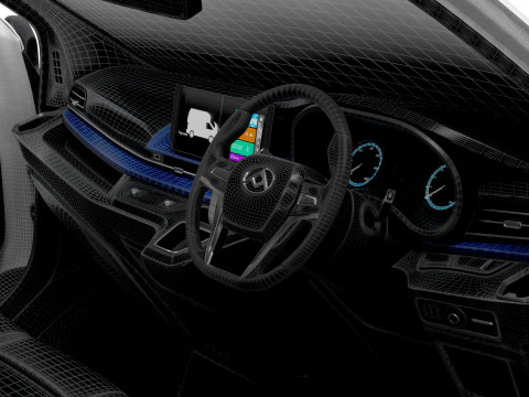 Maxus eDeliver 7 L1H2 HQ Interior 2026 3D Model