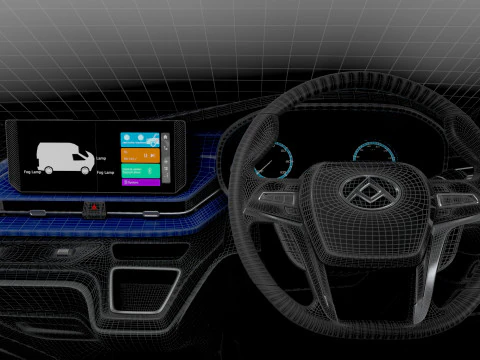 Maxus eDeliver 7 L1H2 HQ Interior 2026 3D Model