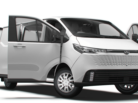 Maxus eDeliver 7 L2H1 HQ Interior 2026 3D Model