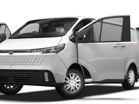Maxus eDeliver 7 L2H1 HQ Interior 2026 3D Model
