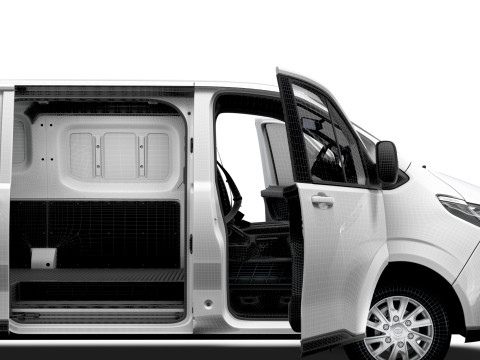 Maxus eDeliver 7 L2H1 HQ Interior 2026 3D Model
