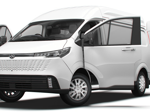 Maxus eDeliver 7 L2H2 HQ Interior 2026 3D Model
