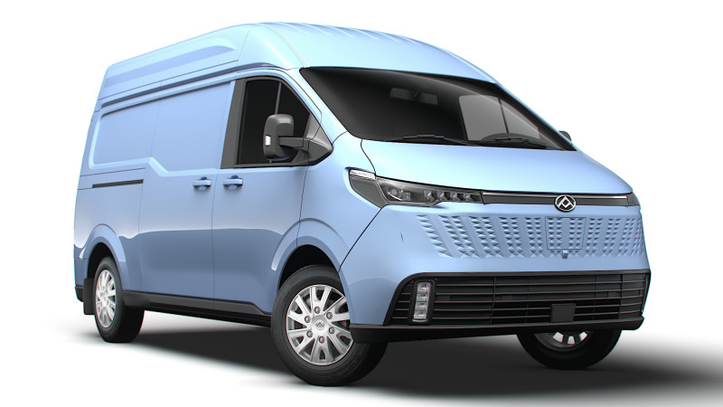 Maxus eDeliver 7 L2H2 2026 Modelo 3D .c4d .max .obj .3ds .fbx .stl .blend 