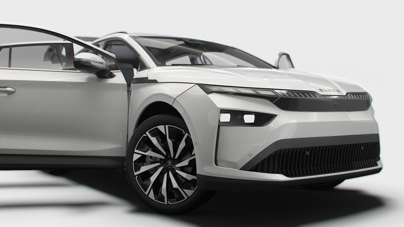 Skoda Enyaq Commercial 2026 3Dモデル .c4d .max .obj .3ds .fbx .stl .blend