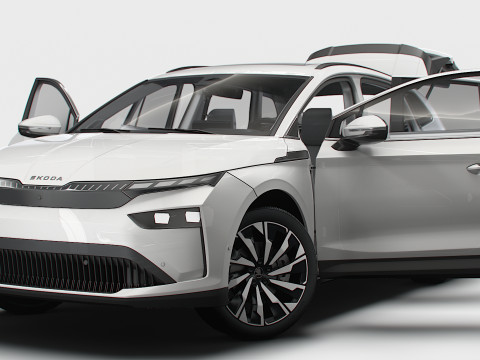 Skoda Enyaq Commercial 2026 3Dモデル