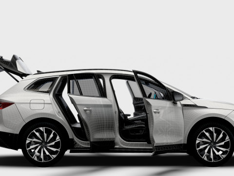 Skoda Enyaq Commercial 2026 3Dモデル