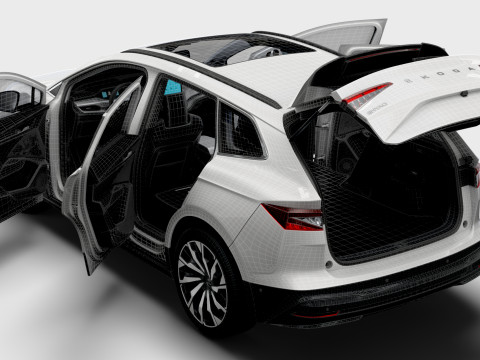 Skoda Enyaq Commercial 2026 3Dモデル