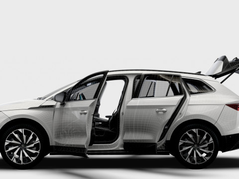 Skoda Enyaq Commercial 2026 3Dモデル