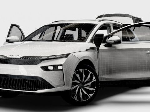 Skoda Enyaq Commercial 2026 3Dモデル