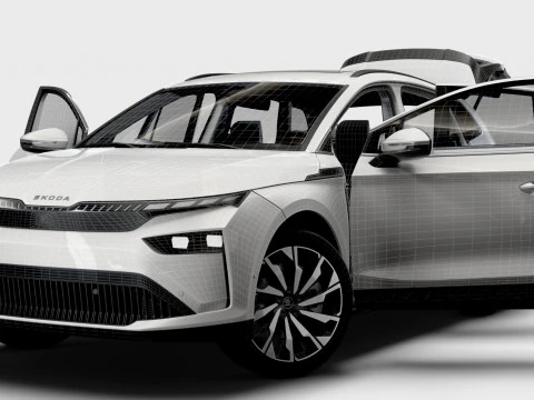 Skoda Enyaq Comercial 2026 Modelo 3D