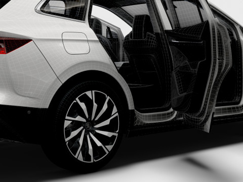 Skoda Enyaq Commercial 2026 3Dモデル