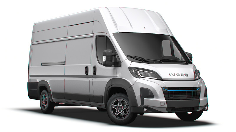 Iveco eSuperJolly Van L4H3 2026 3D Model .c4d .max .obj .3ds .fbx .stl .blend