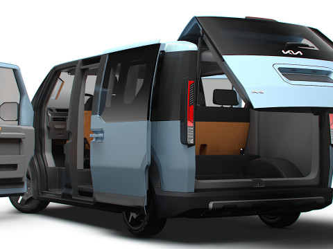 KIA PV5 L2H1 HQInterior 2026 Modelo 3D