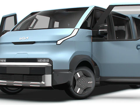 KIA PV5 L2H1 HQInterior 2026 3D Model