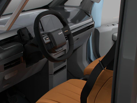KIA PV5 L2H1 HQInterior 2026 3D Model