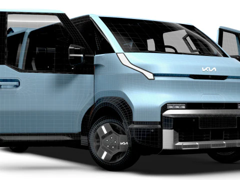 KIA PV5 L2H1 HQInterior 2026 3D Model