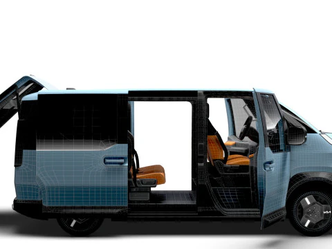 KIA PV5 L2H1 HQInterior 2026 3D Model