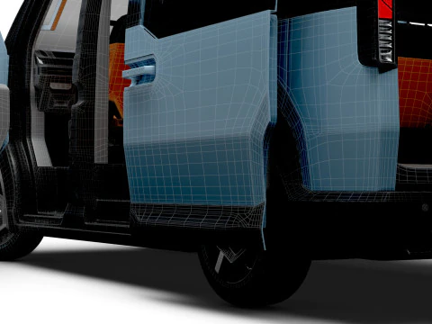 KIA PV5 L2H1 HQInterior 2026 3D Model