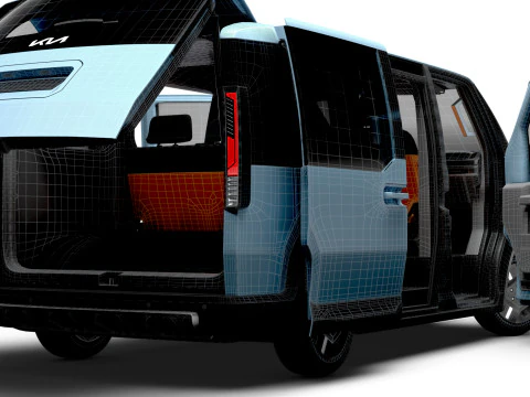 KIA PV5 L2H1 HQInterior 2026 3D Model