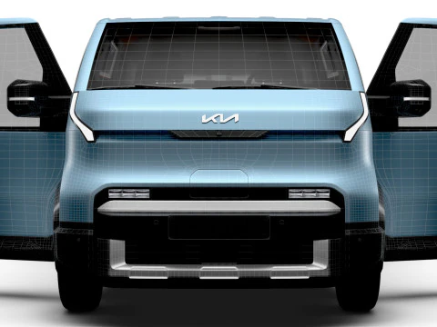 KIA PV5 L2H1 HQInterior 2026 3D Model