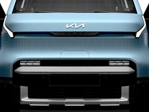 KIA PV5 L2H1 HQInterior 2026 3D Model