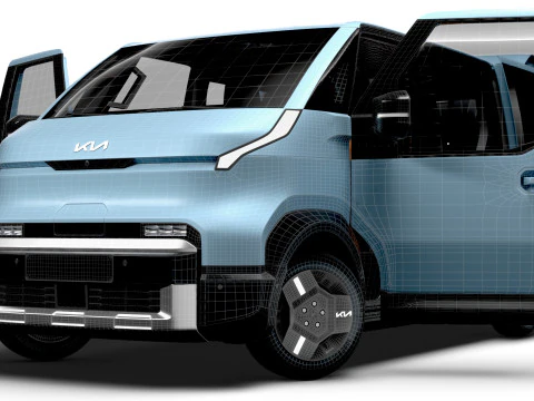 KIA PV5 L2H1 HQInterior 2026 3D Model