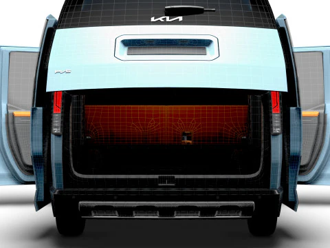 KIA PV5 L2H1 HQInterior 2026 3D Model