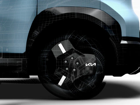 KIA PV5 L2H1 HQInterior 2026 3D Model