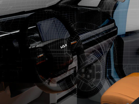 KIA PV5 L2H1 HQInterior 2026 3D Model