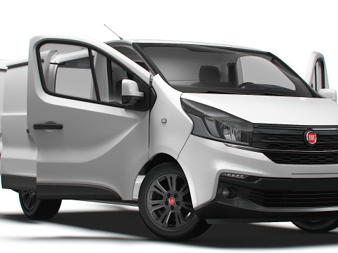 Fiat Talento Van L1H1 HQInterior 2021 Modelo 3D