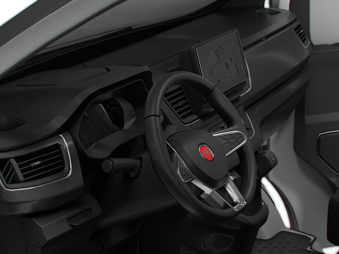 Fiat Talento Van L1H1 HQInterior 2021 Modelo 3D