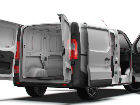 Fiat Talento Van L1H1 HQInterior 2021 Modelo 3D