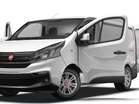 Fiat Talento Van L1H1 HQInterior 2021 Modelo 3D