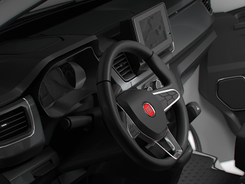 Fiat Talento Van L1H1 HQInterior 2021 Modelo 3D